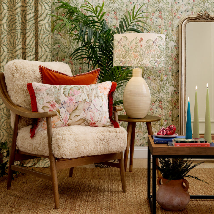 TROPICAL UTOPIA LOTUS 40X60 CUSHION CASE MULTI