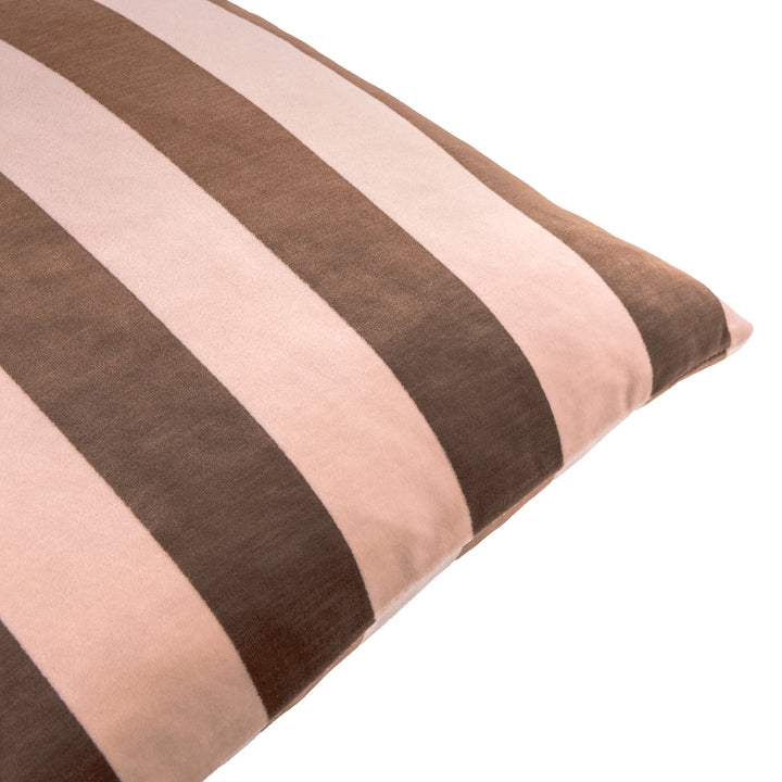 The Ultimate Stripe 45x45 Cushion Case Berry Brownie - image 2
