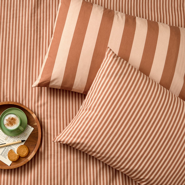 The Ultimate Stripe Pillowcase Pairs Pumpkin Spice