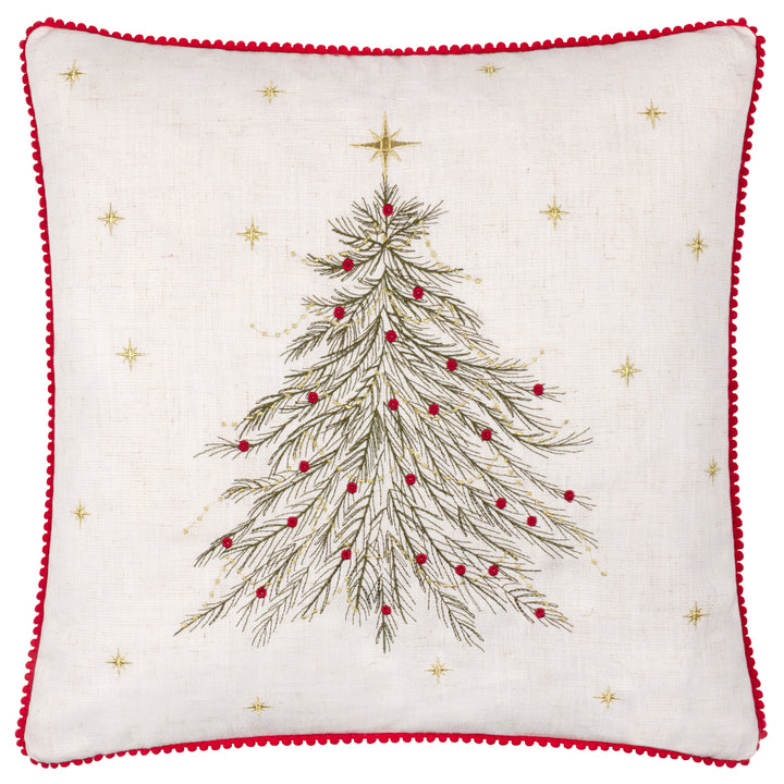 TWINKLING TREE 45X45 CUSHION CASE NATURAL
