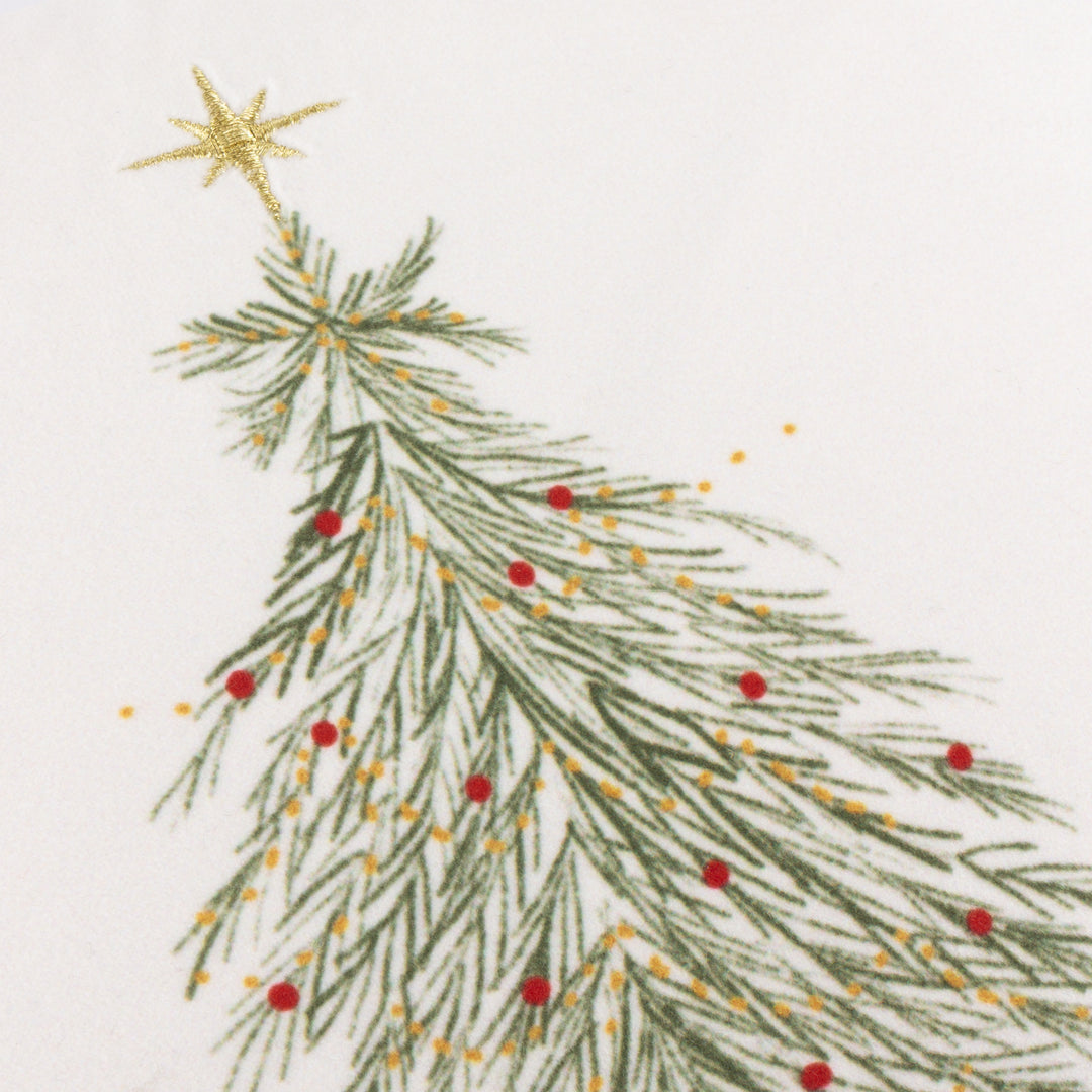 Twinkling Tree Trio 30x50 Cushion Case Green - image 5