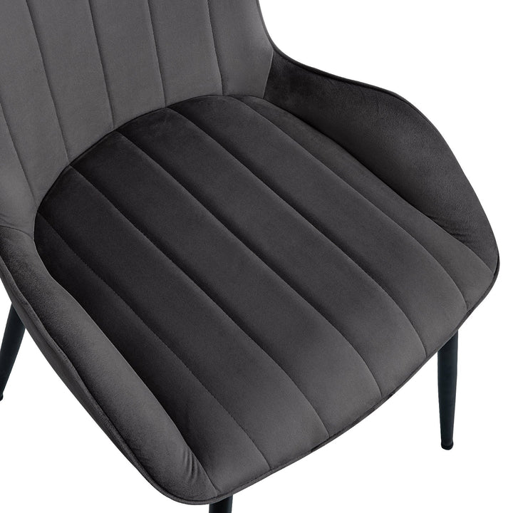Edith Dining Chairs [Set of 2] [Velvet]