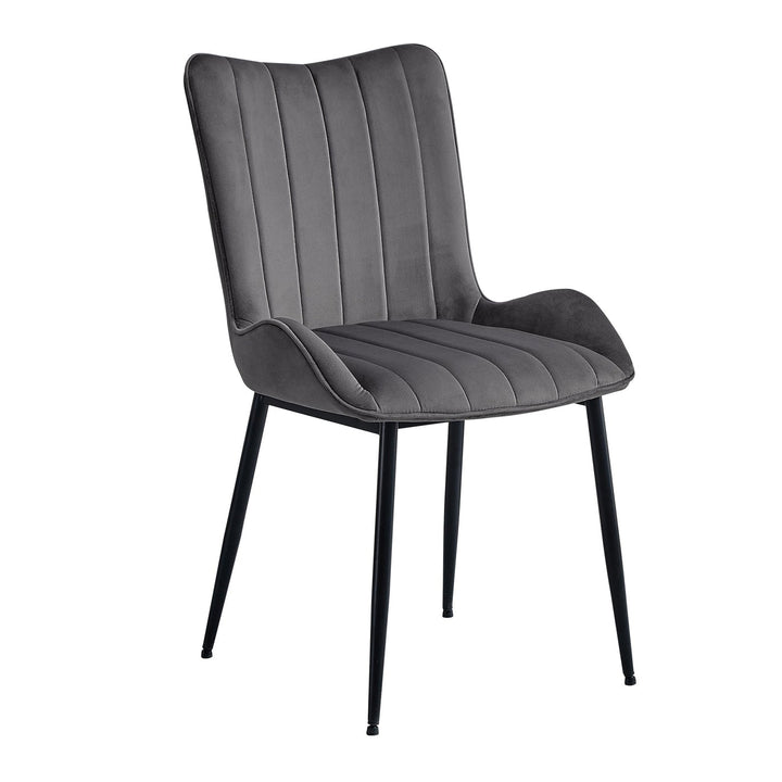 Edith Dining Chairs [Set of 2] [Velvet]