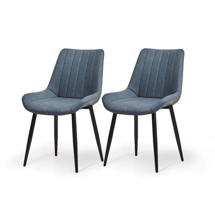 Jarvis Dining Chairs [Set of 2] Faux Leather