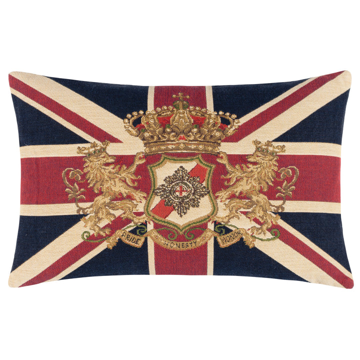 UNION JACK LION 46X32 CUSHION CASE