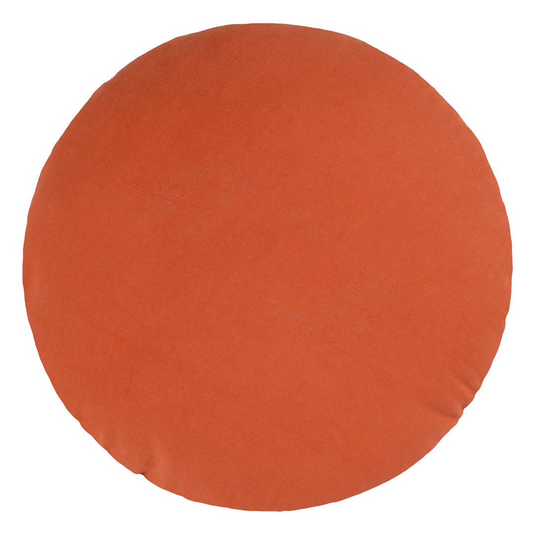 UNITY 40CM ROUND READY FILLED CUSHION ORANGE/YELLOW