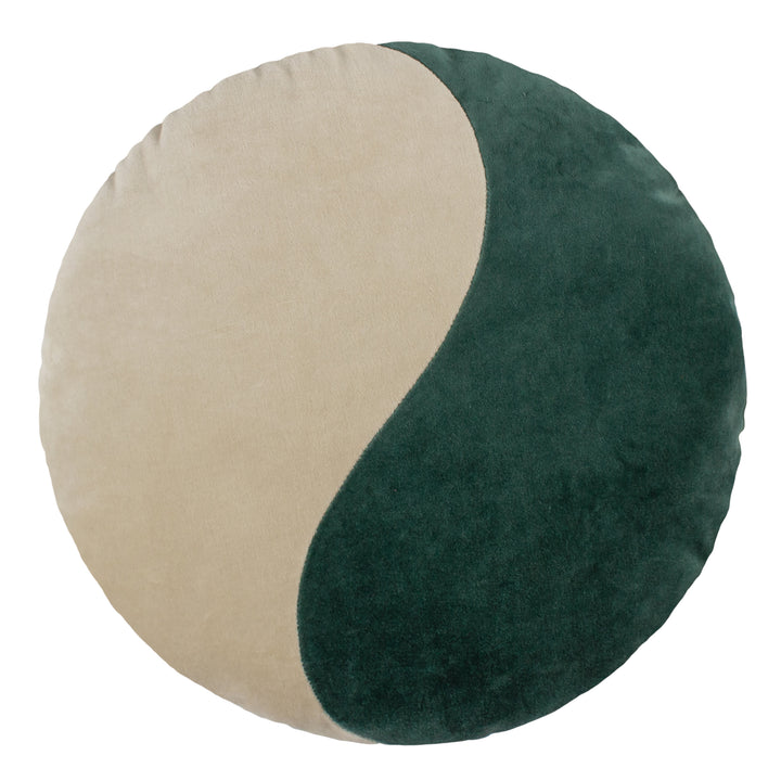 UNITY 40CM ROUND READY FILLED CUSHION PETROL/STONE