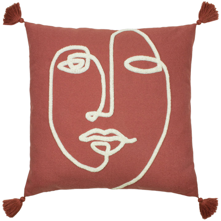 UNO FACE 45X45 C/CASE RED CLAY