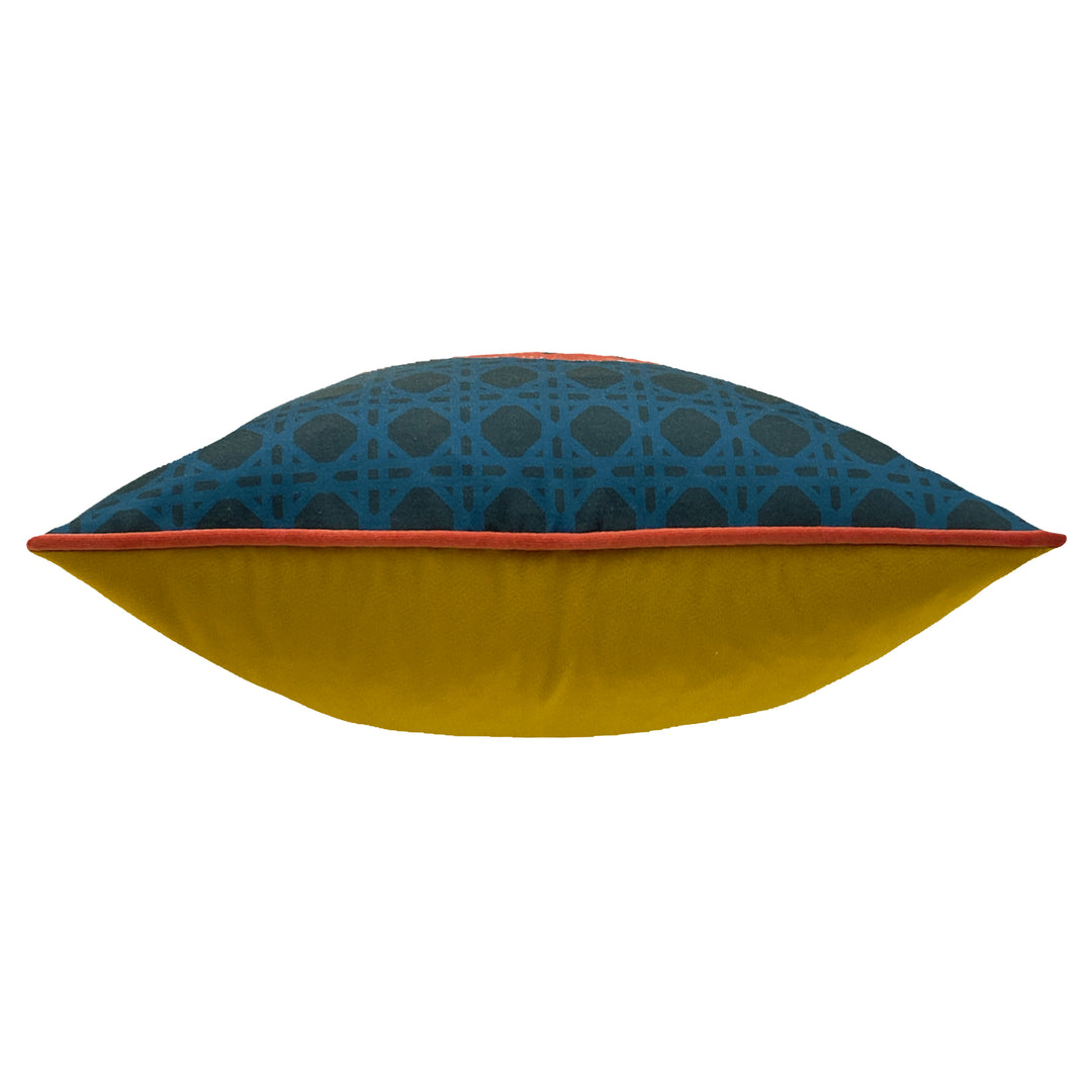 UNTAMED 43X43 CUSHION CASE BLUE