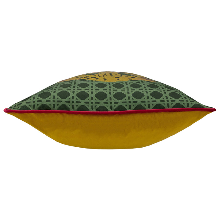 UNTAMED 43X43 CUSHION CASE GREEN
