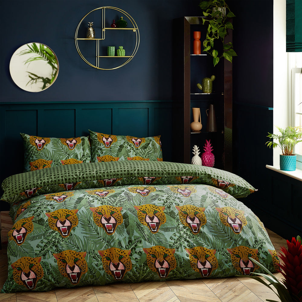 Untamed King Size Duvet Set Green - image 2
