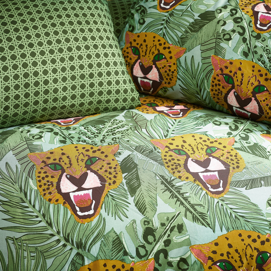 Untamed King Size Duvet Set Green - image 4
