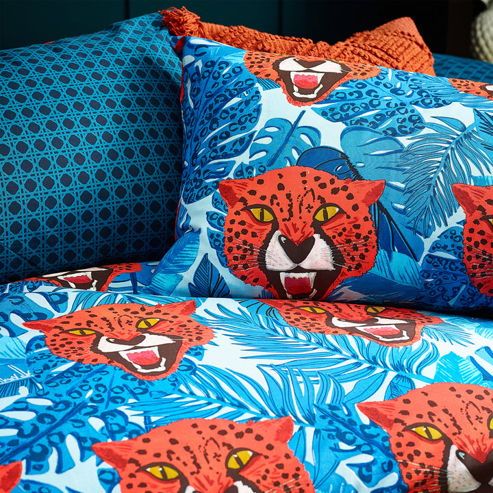Untamed Super King Duvet Set Blue - image 4