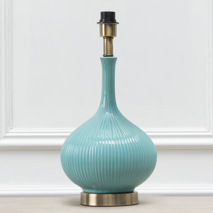 URSULA TABLE LAMPBASE AQUA