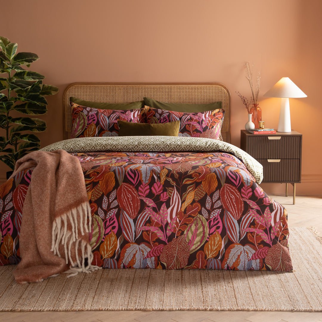 Utopia Single Duvet Set Copper Glow