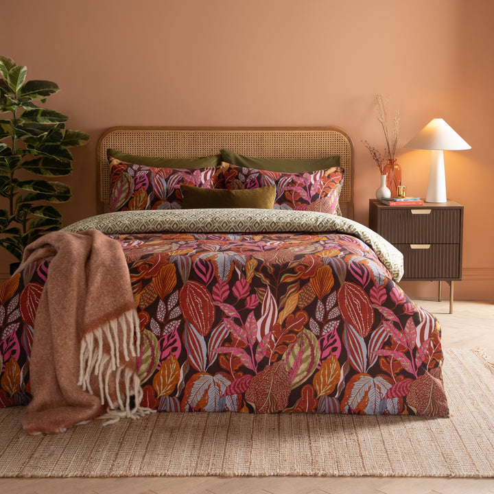 Utopia Single Duvet Set Copper Glow