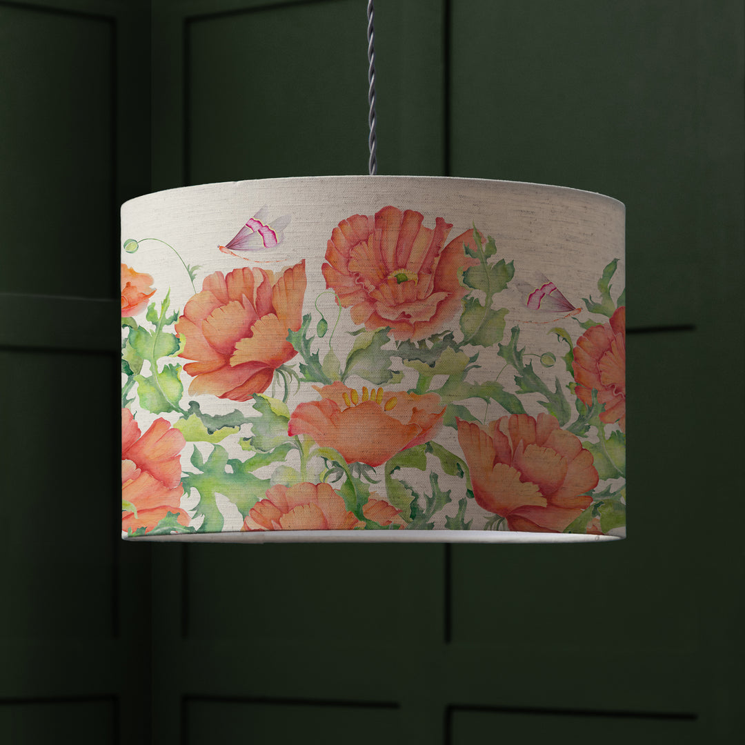Valeria Scarlet 37cm Lampshade Red