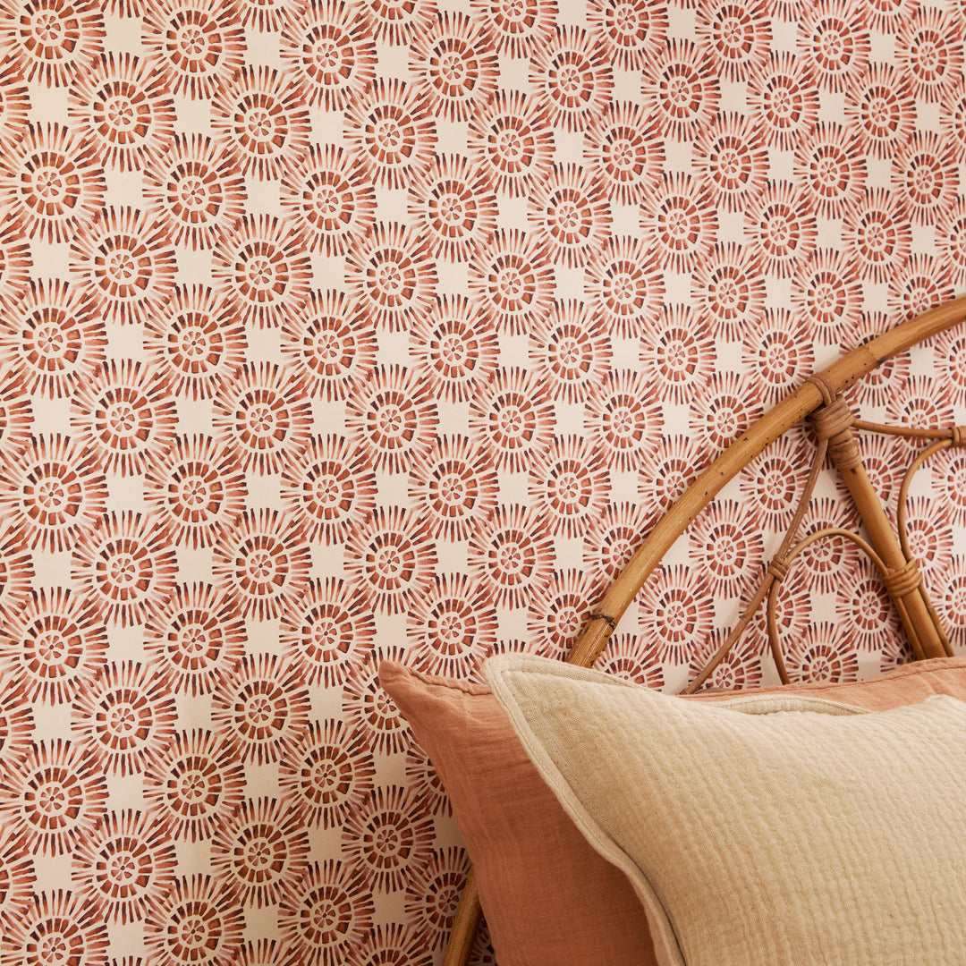 Valia Wallpaper Terracotta - image 4