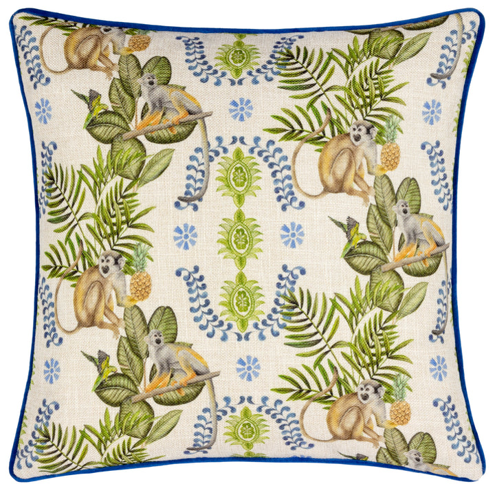 VALERA LAGOS MONKEY 43X43 CUSHION CASE MULTI
