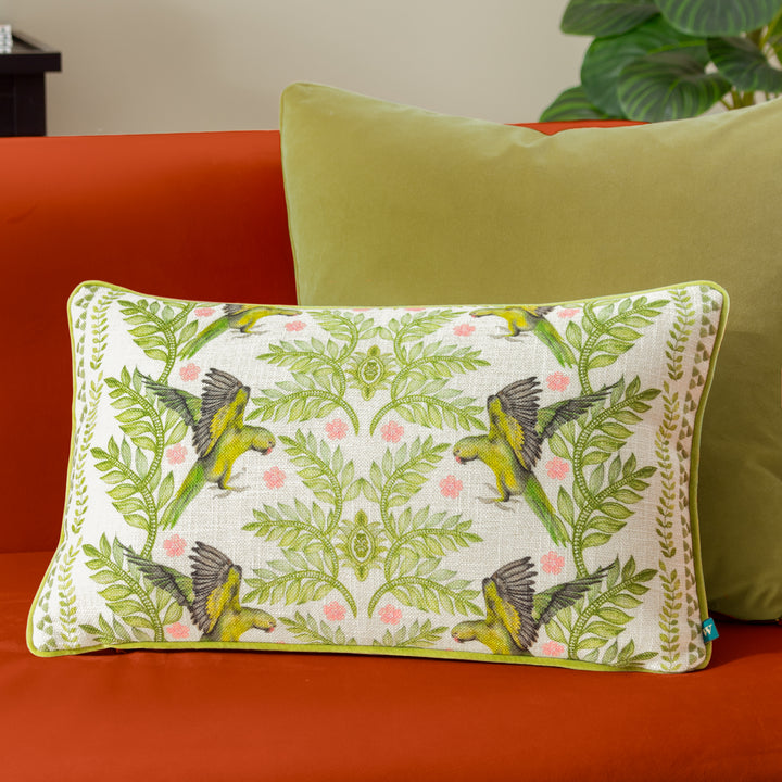 Valera Pedra Parrots 30x50 Cushion Case Multi