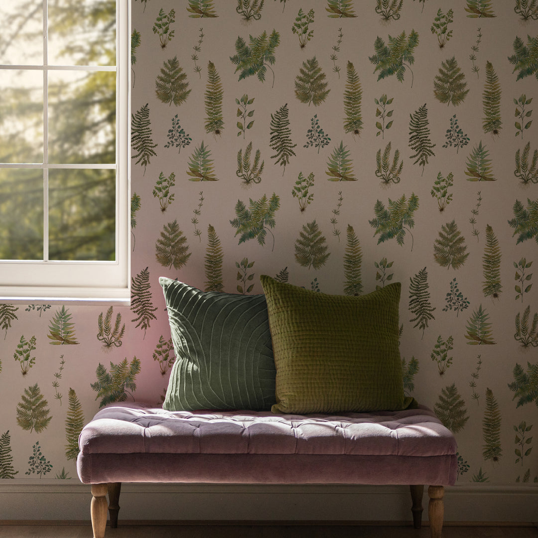 Verbena Wallpaper Linen