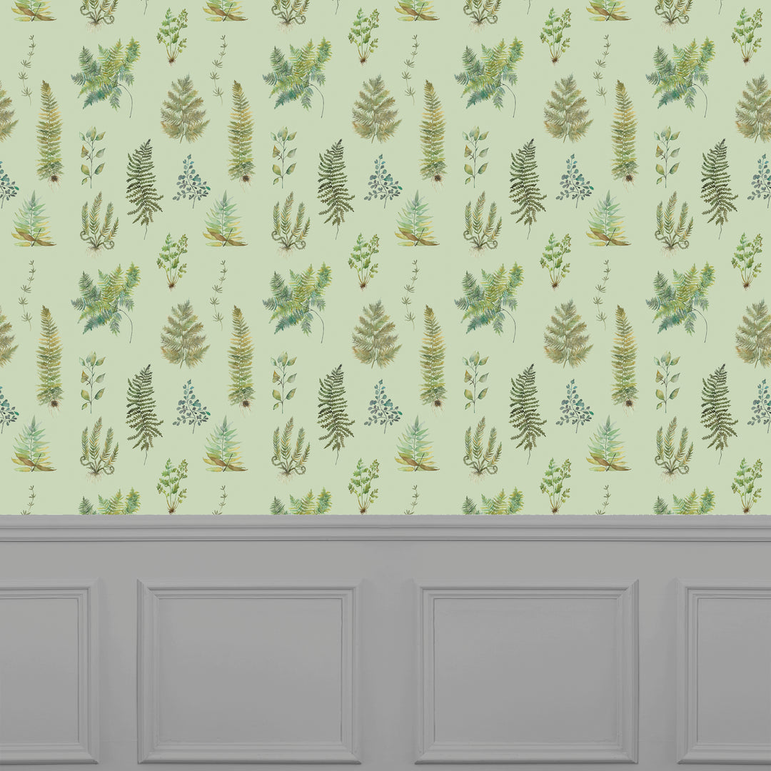 Verbena Wallpaper Sage Sample - image 2