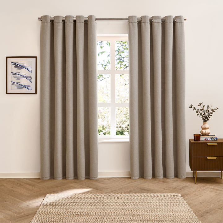 Verso 229x229 Blackout Eyelet Curtains Petrol - image 4