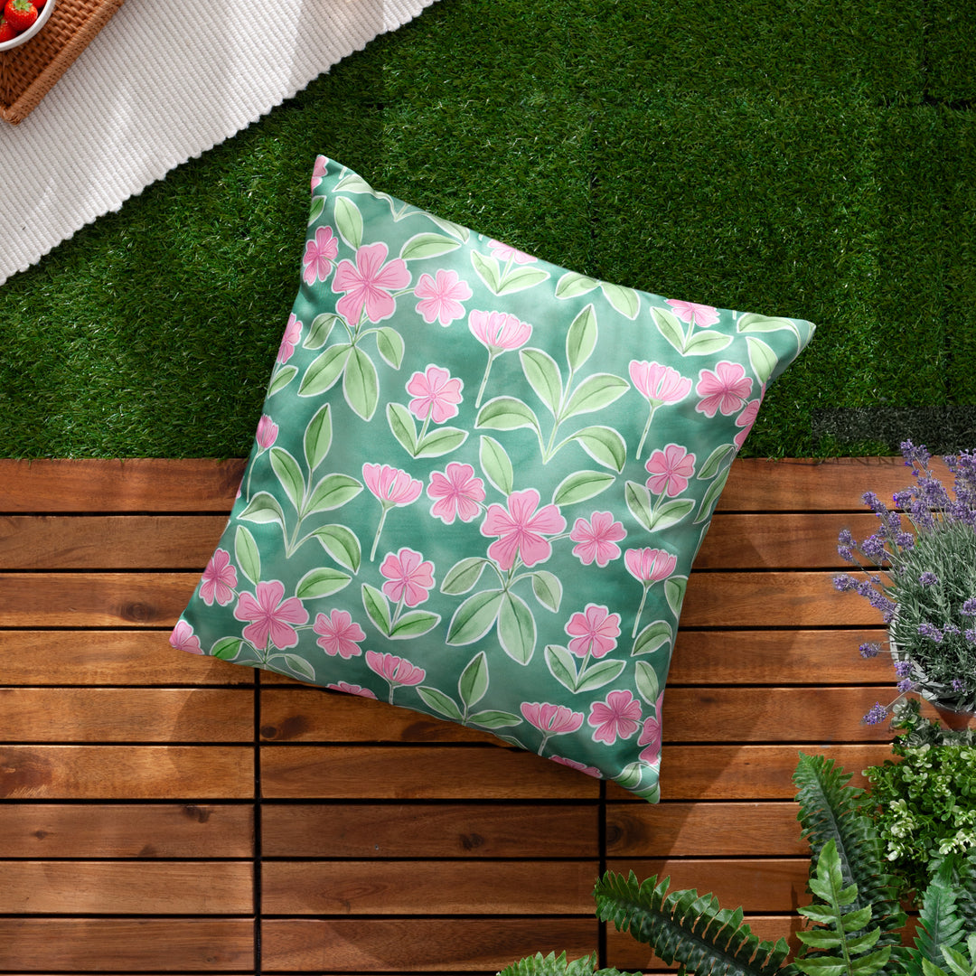 Viola 45x45 Outdoor Cushion Case Duck Egg Blue