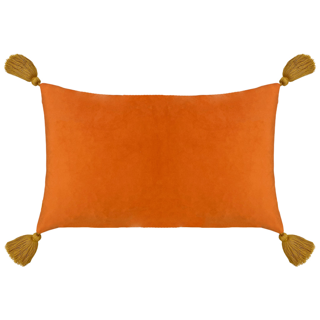 VIVID ANDALUCIAN ZEBRAS 30X50 CUSHION CASE ORANGE