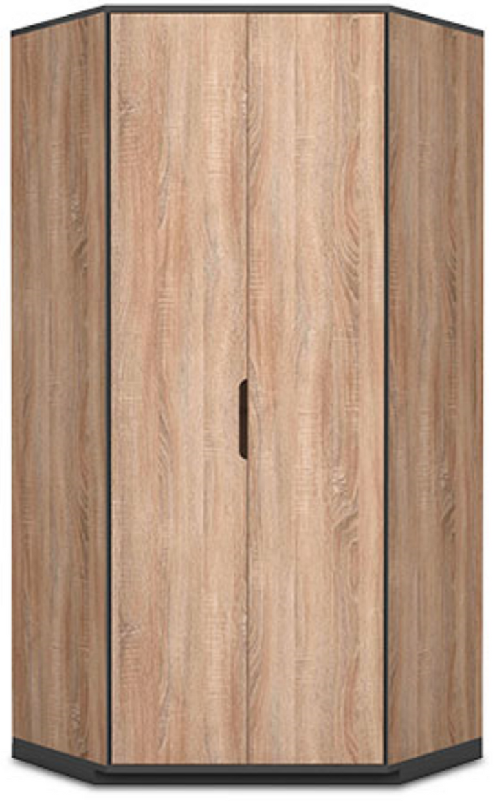 Jasmine Oak Effect 2 Door Corner Wardrobe