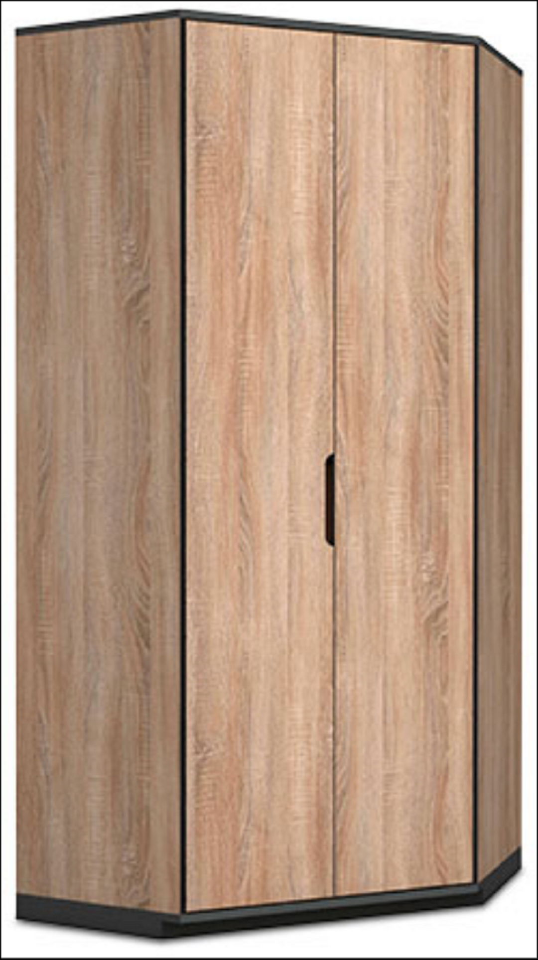Jasmine Oak Effect 2 Door Corner Wardrobe