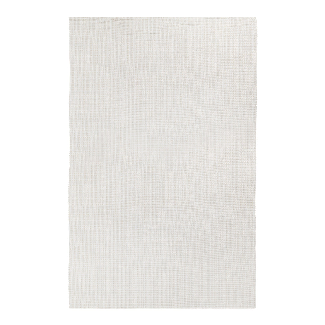 Waffle Textured 140x220 Bedspread Natural - image 5