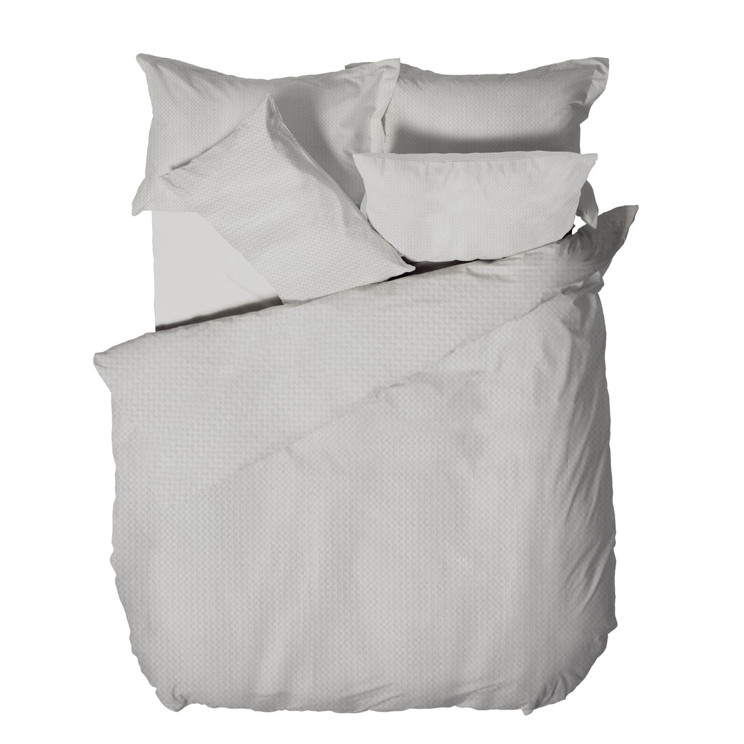 Waffle Db Duvet Set Silver - image 4
