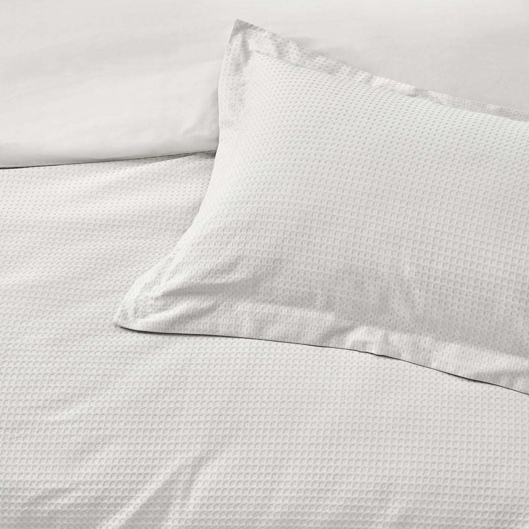 Waffle Db Duvet Set White - image 3