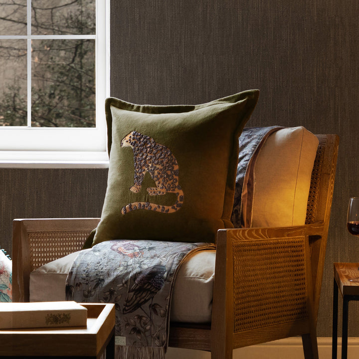 WAGHOBA 55x55 CUSHION CASE OLIVE