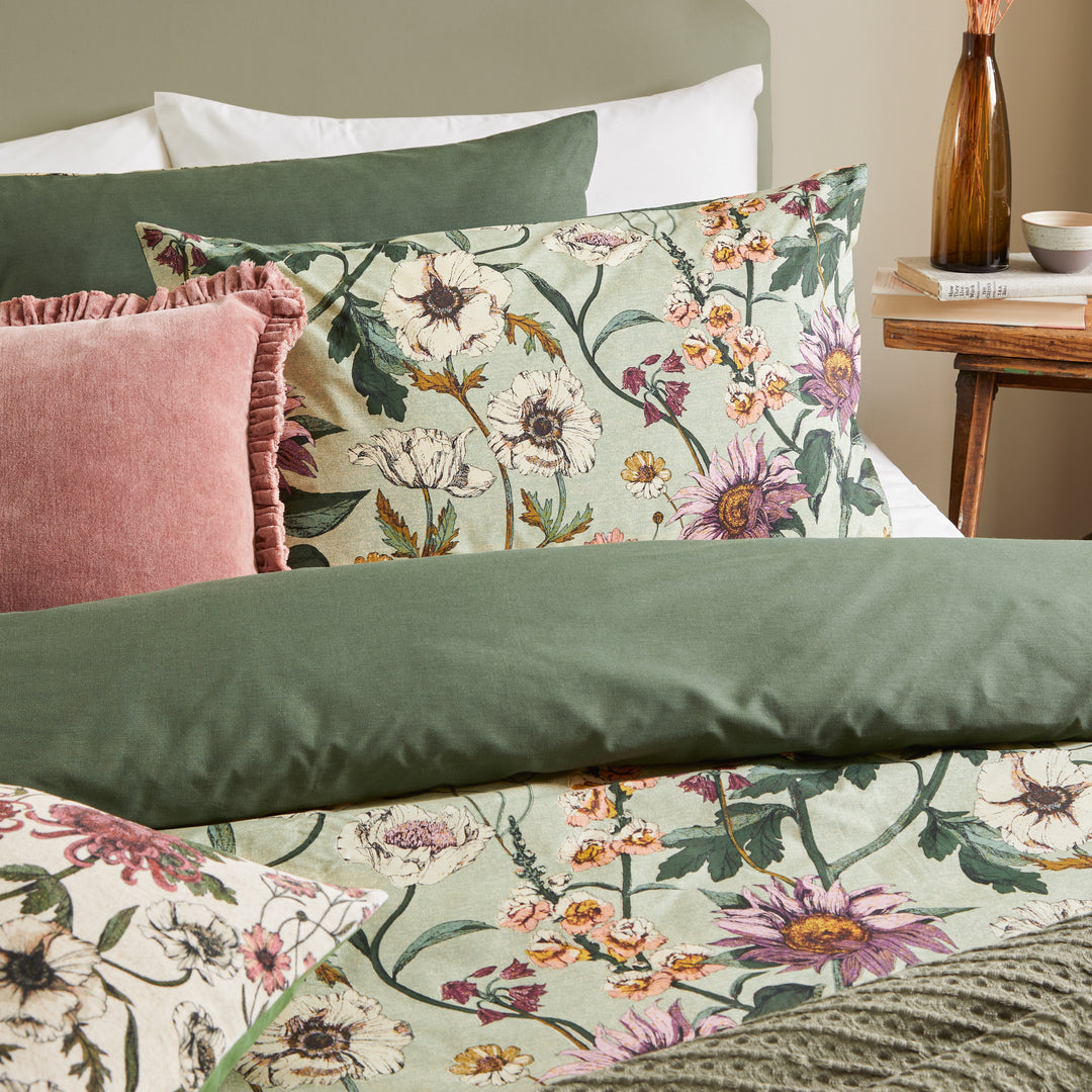 Wallflower Single Duvet Set Celadon Green - image 2