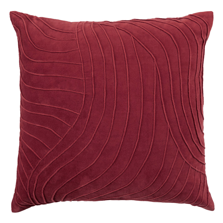 WATERFALL 50x50 CUSHION CASE POMEGRANATE