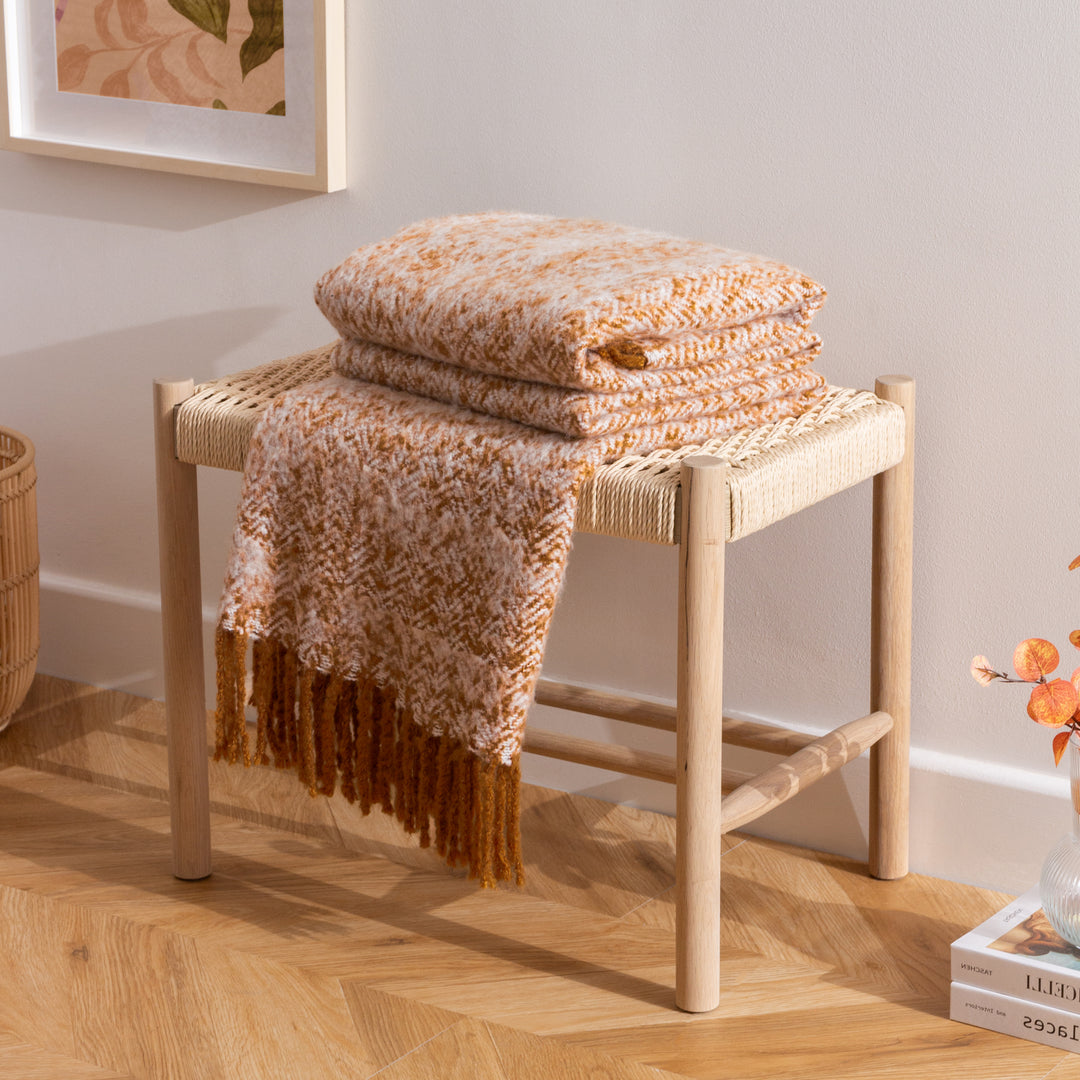 Weaver 130x180 Throw Gold