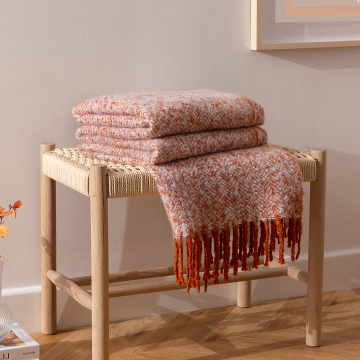 Weaver 130x180 Throw Rust