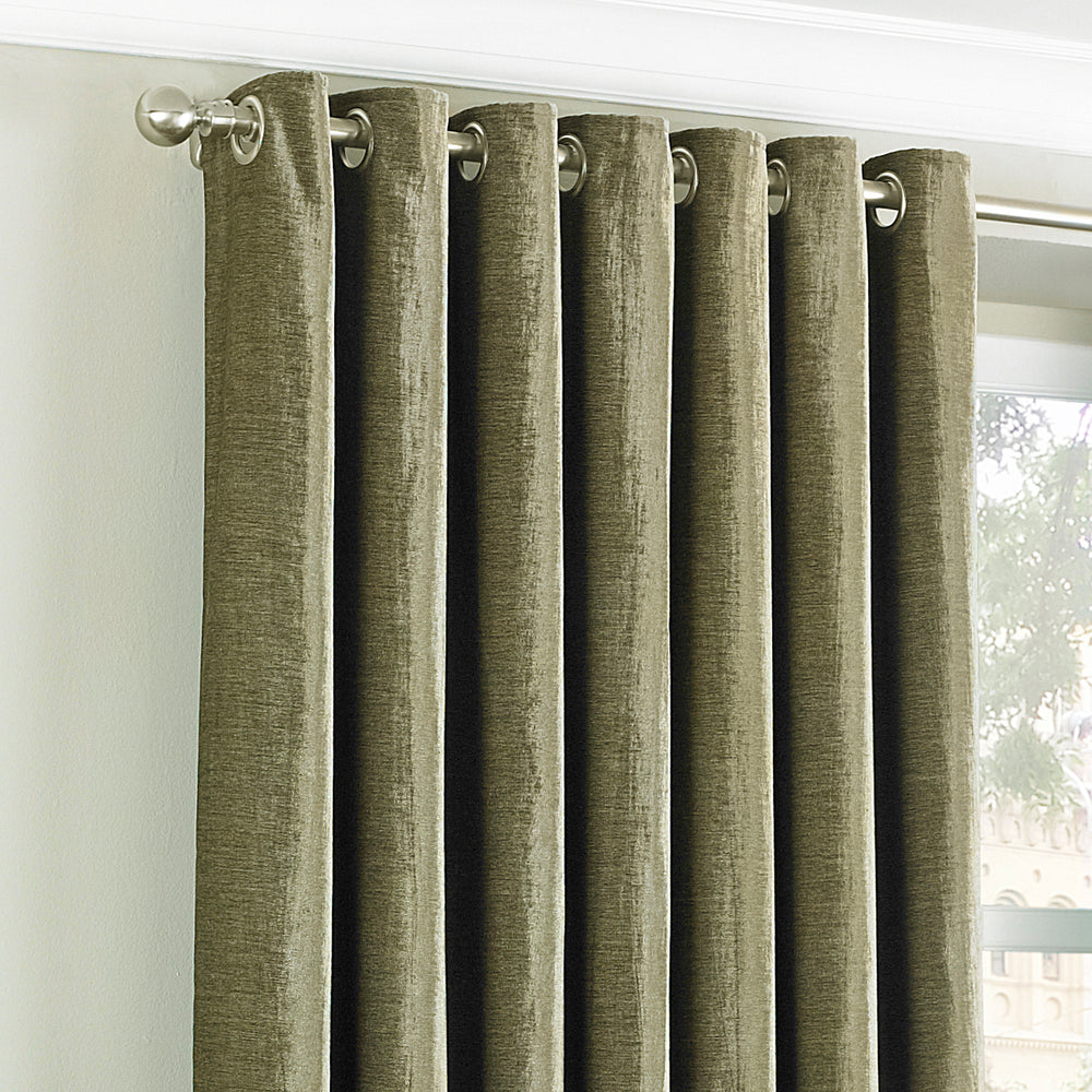 Wellesley 168x183 Ring Top Curtains Mocha - image 2