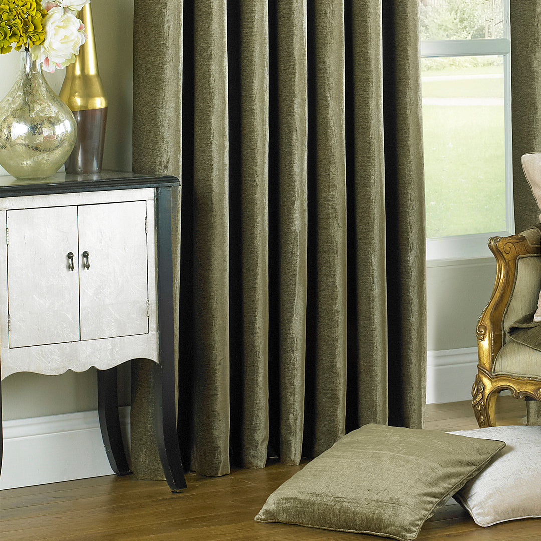 Wellesley 168x183 Ring Top Curtains Mocha - image 3