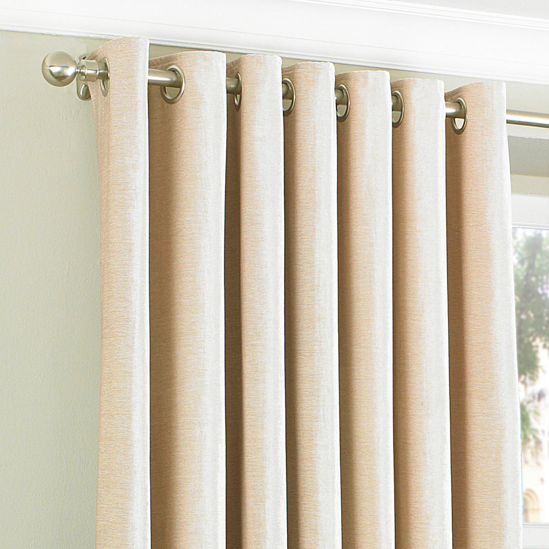 Wellesley 168x183 Ring Top Curtains Natur - image 2