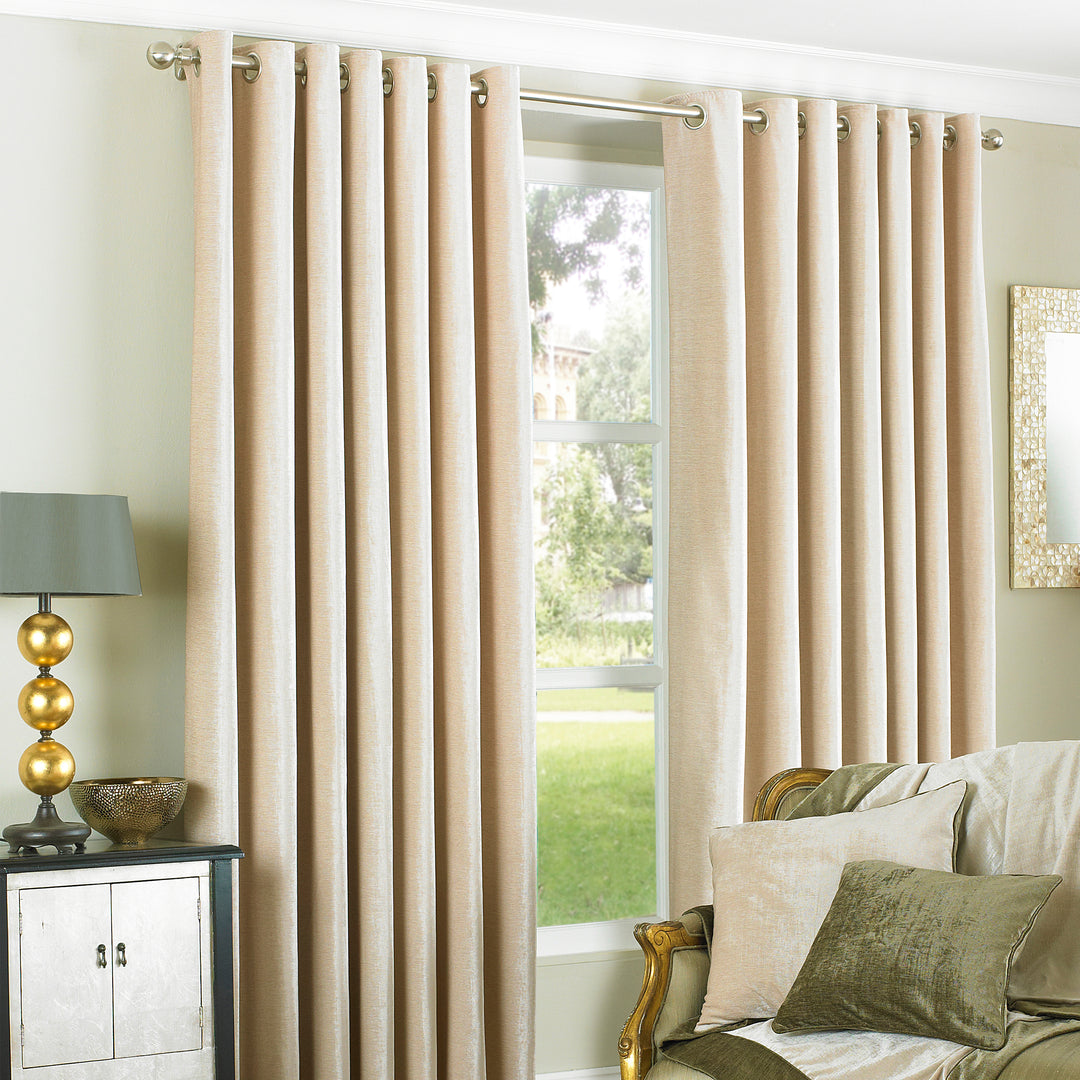 Wellesley 168x183 Ring Top Curtains Natur