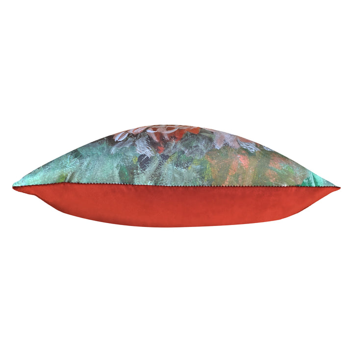 WINTER FLORALS CHRYSANTHEMUM 43X43 C/CASE  TERRACOTTA