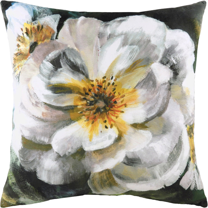 WINTER FLORALS ENGLISH ROSE 43X43 C/CASE  WHITE