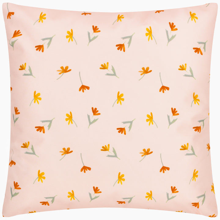 Wildflowers 43x43 Outdoor Cushion Case Lilac/Peach - image 3