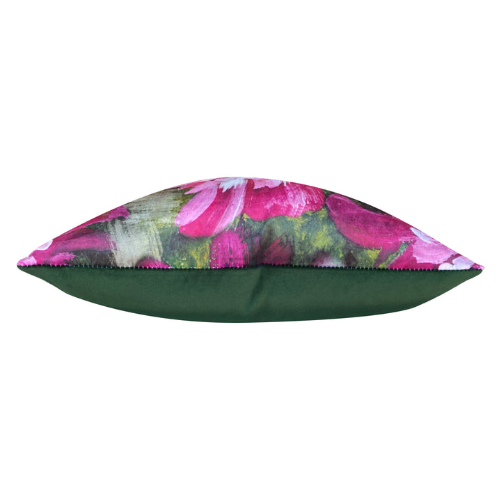 WINTER FLORALS PEONY 43X43 C/CASE FUCHSIA