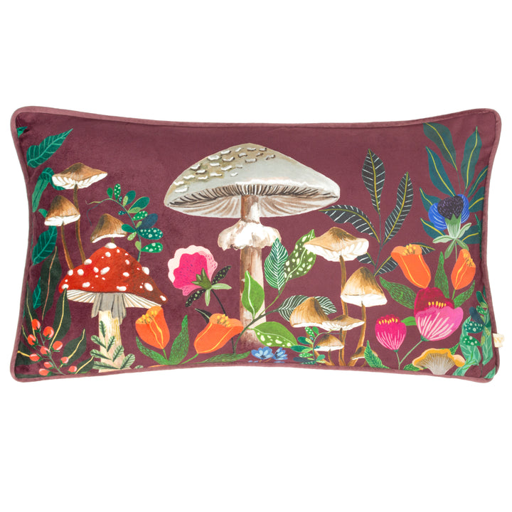 WILD GARDEN MUSHROOM 30X50 CUSHION CASE MULTI