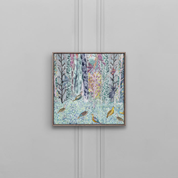 FRAMED CANVAS STONE WHIMSICAL TALE 49X49