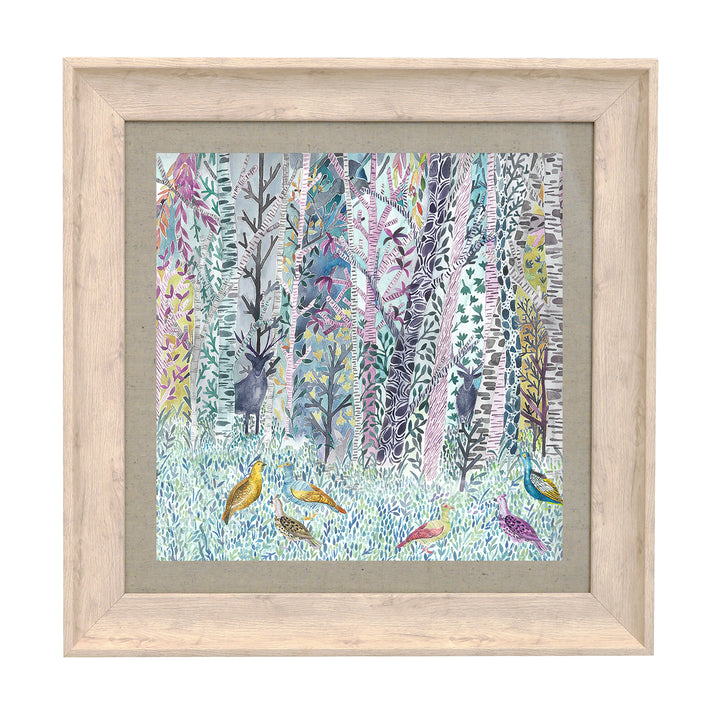 FRAME BIRCH WHIMSICAL TALE TWILIGHT 46X46
